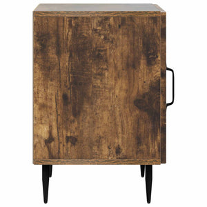 Κομοδίνο 2 pcs Καπνισμένο Ξύλο Δρυός 43 x 34,5 x 50 εκ - Pakobazaar