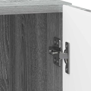 Κομοδίνο Γκρι Sonoma 43 x 34,5 x 50 εκ Επεξεργασμένο Ξύλο - Pakobazaar
