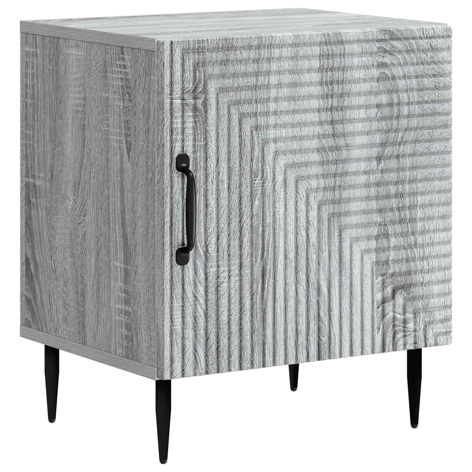 Κομοδίνο Γκρι Sonoma 43 x 34,5 x 50 εκ Επεξεργασμένο Ξύλο - Pakobazaar