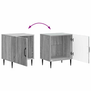 Κομοδίνο Γκρι Sonoma 43 x 34,5 x 50 εκ Επεξεργασμένο Ξύλο - Pakobazaar