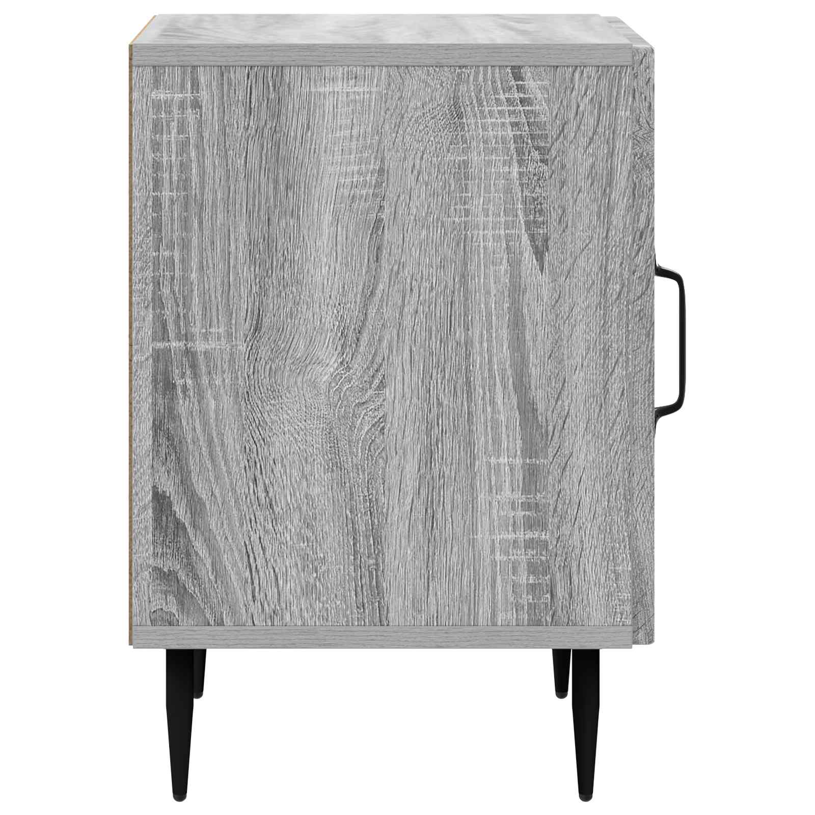 Κομοδίνο Γκρι Sonoma 43 x 34,5 x 50 εκ Επεξεργασμένο Ξύλο - Pakobazaar