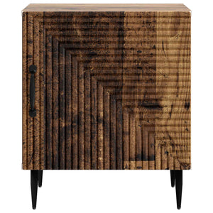 Κομοδίνο 2 pcs Παλαιωμένο ξύλο 43 x 34,5 x 50 εκ - Pakobazaar