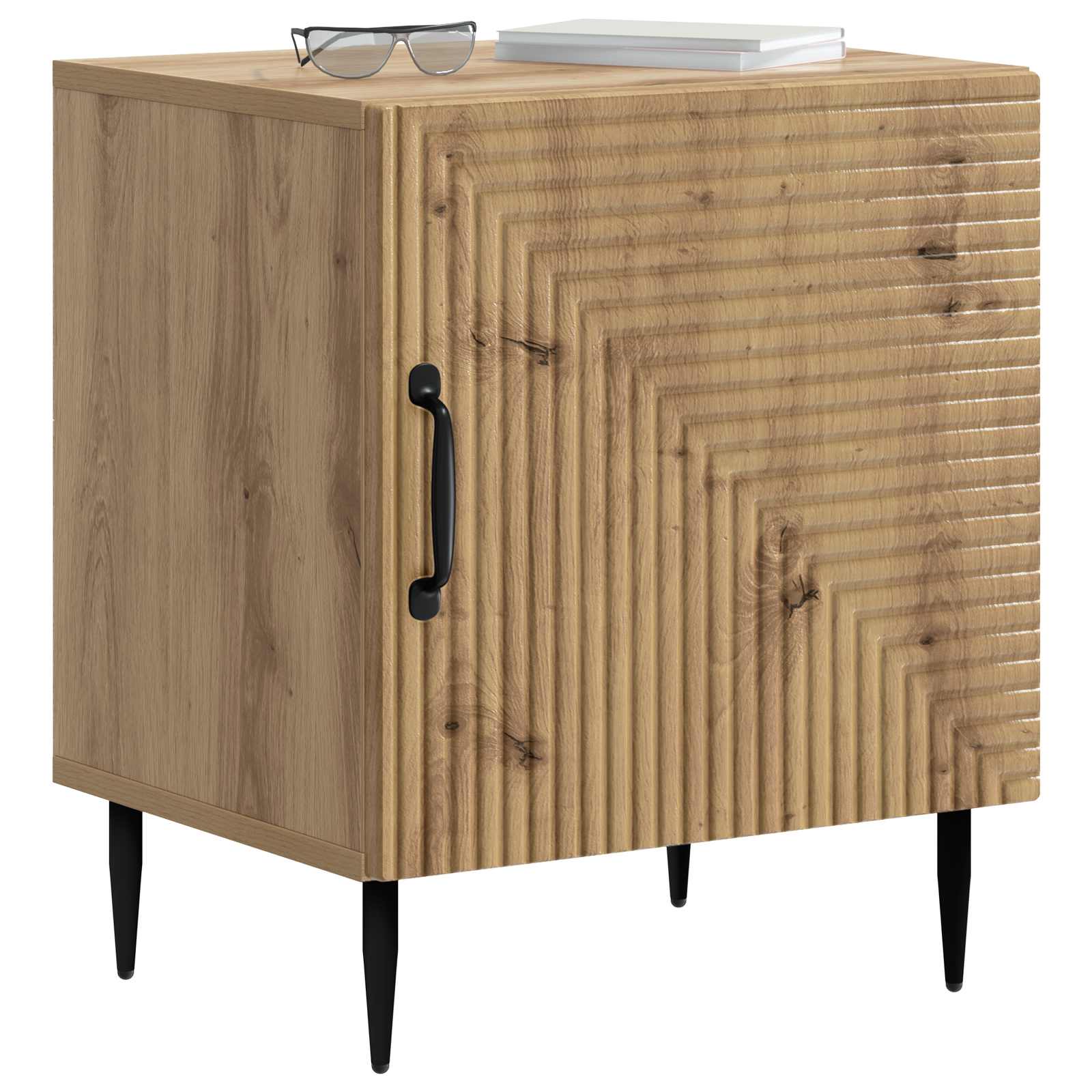 Κομοδίνο Artisan Δρυς 43 x 34,5 x 50 εκ Επεξεργασμένο Ξύλο - Pakobazaar