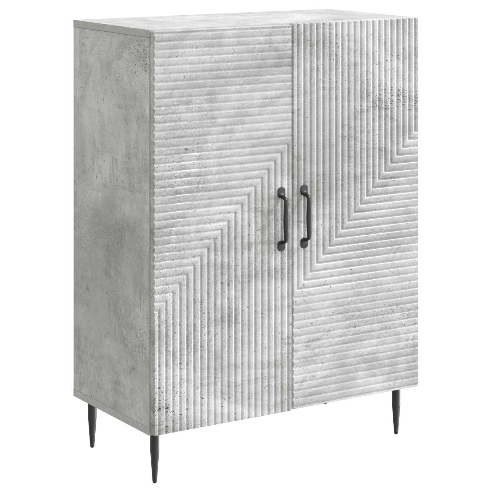 Πλαϊνό γραφείο Γκρι Σκυροδέματος 66 x 34,5 x 89,5 εκ - Pakobazaar
