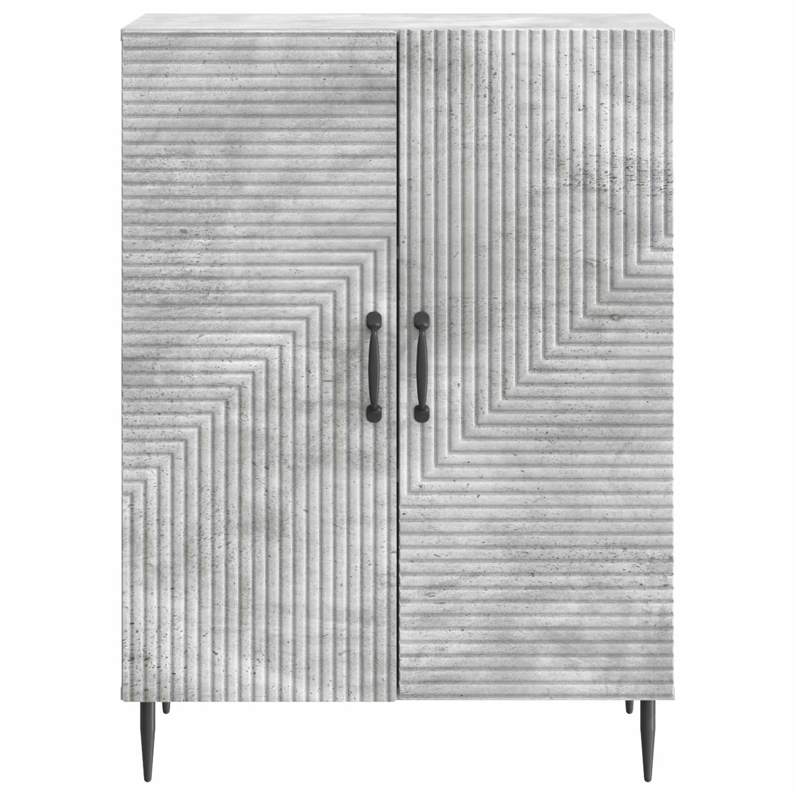 Πλαϊνό γραφείο Γκρι Σκυροδέματος 66 x 34,5 x 89,5 εκ - Pakobazaar