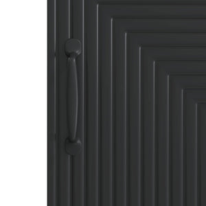 Πλαϊνό γραφείο Μαύρο 33 x 34,5 x 89,5 εκ Επεξεργασμένο Ξύλο - Pakobazaar