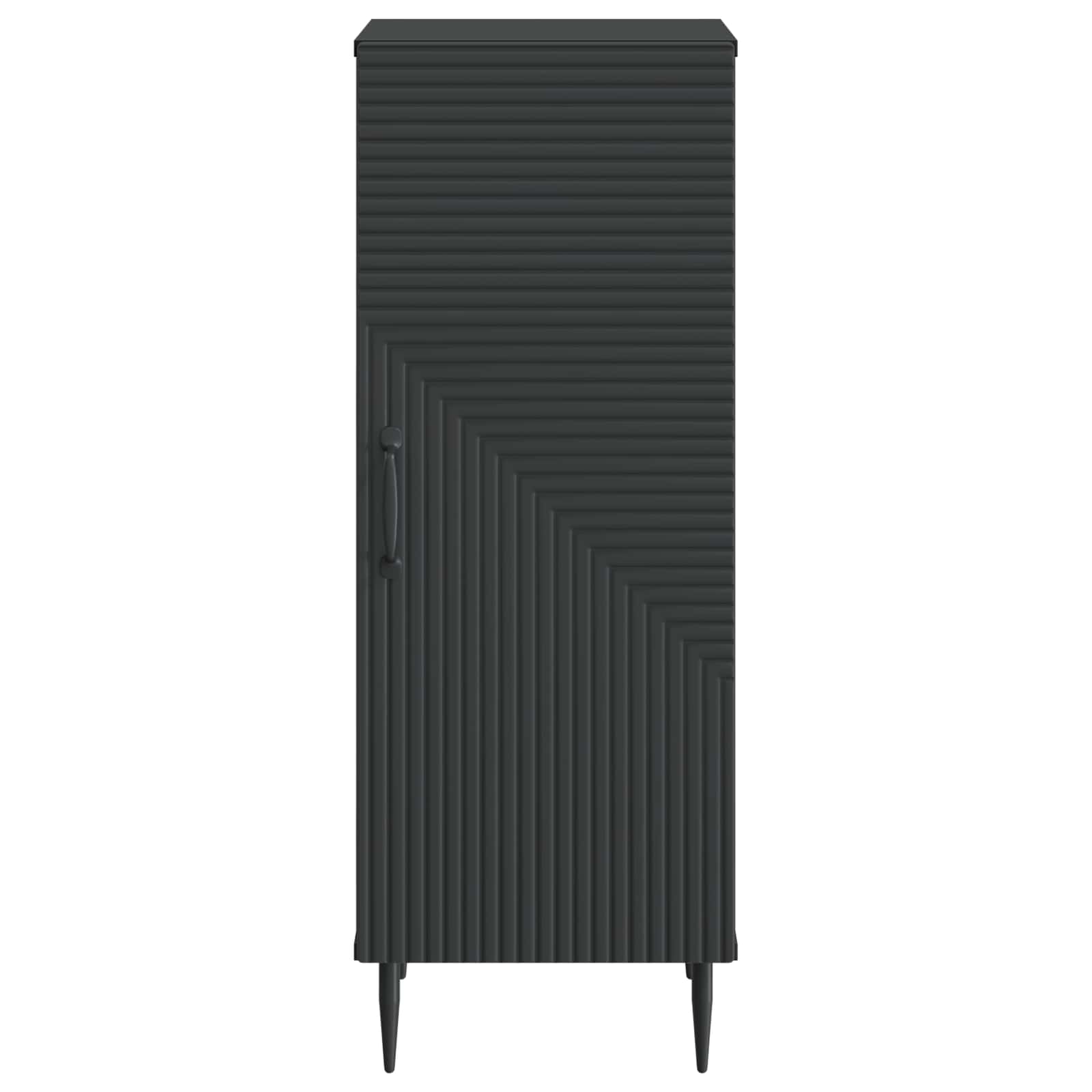 Πλαϊνό γραφείο Μαύρο 33 x 34,5 x 89,5 εκ Επεξεργασμένο Ξύλο - Pakobazaar