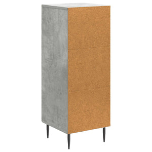 Πλαϊνό γραφείο Γκρι Σκυροδέματος 33 x 34,5 x 89,5 εκ - Pakobazaar