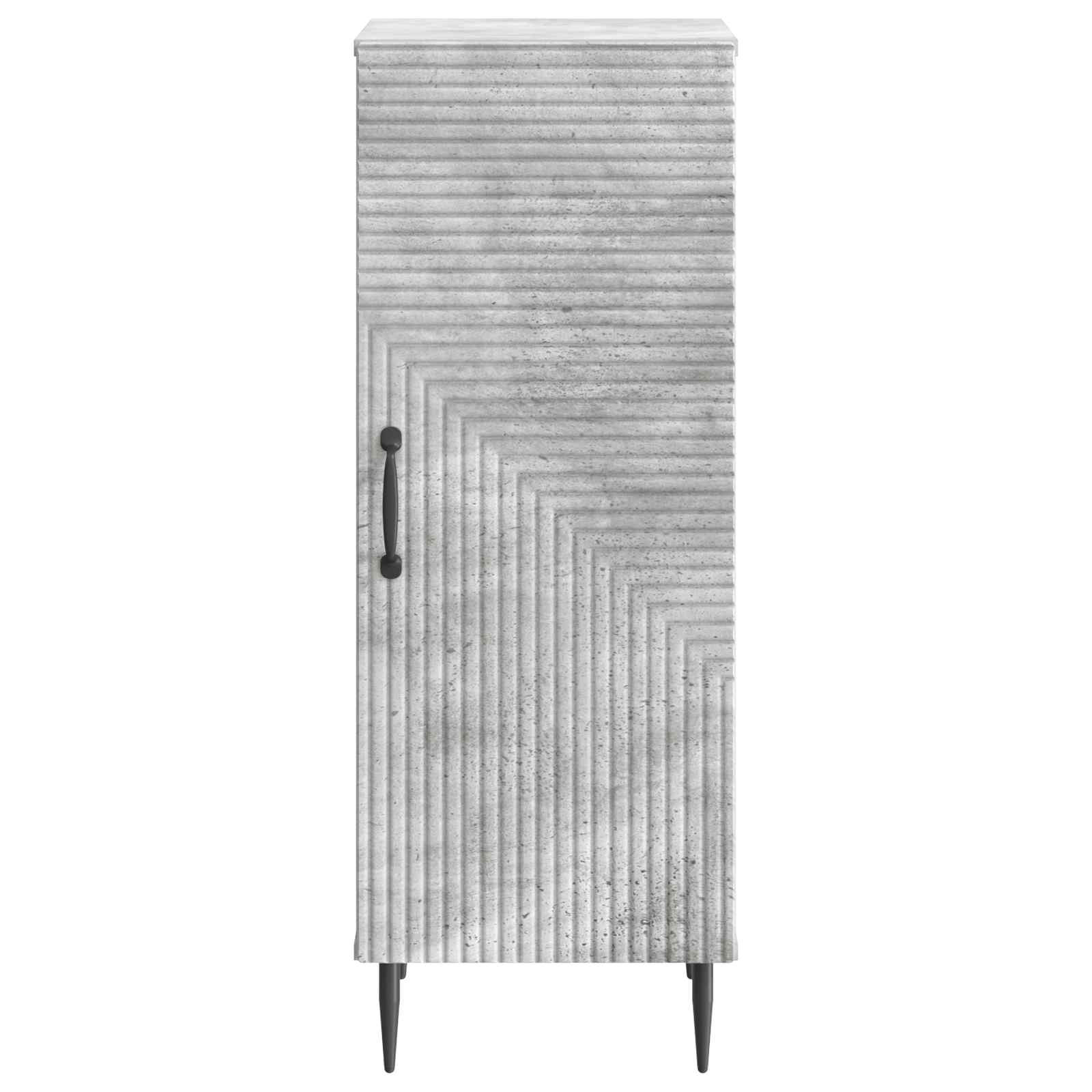 Πλαϊνό γραφείο Γκρι Σκυροδέματος 33 x 34,5 x 89,5 εκ - Pakobazaar
