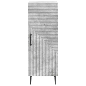 Πλαϊνό γραφείο Γκρι Σκυροδέματος 33 x 34,5 x 89,5 εκ - Pakobazaar