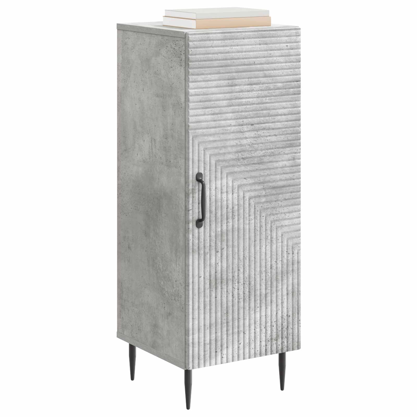Πλαϊνό γραφείο Γκρι Σκυροδέματος 33 x 34,5 x 89,5 εκ - Pakobazaar
