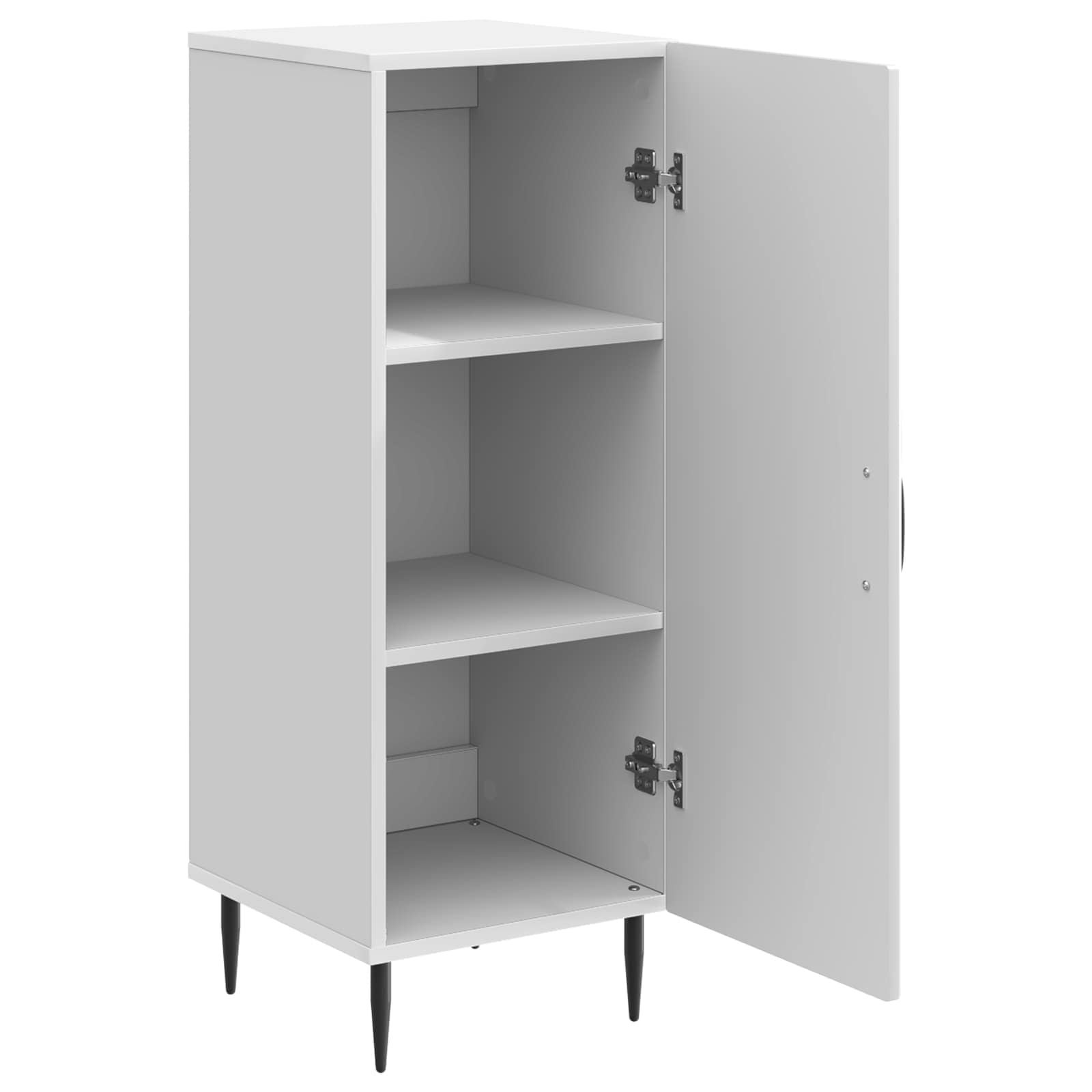 Πλαϊνό γραφείο Γυαλιστερό Λευκό 33 x 34,5 x 89,5 εκ - Pakobazaar