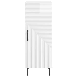 Πλαϊνό γραφείο Γυαλιστερό Λευκό 33 x 34,5 x 89,5 εκ - Pakobazaar