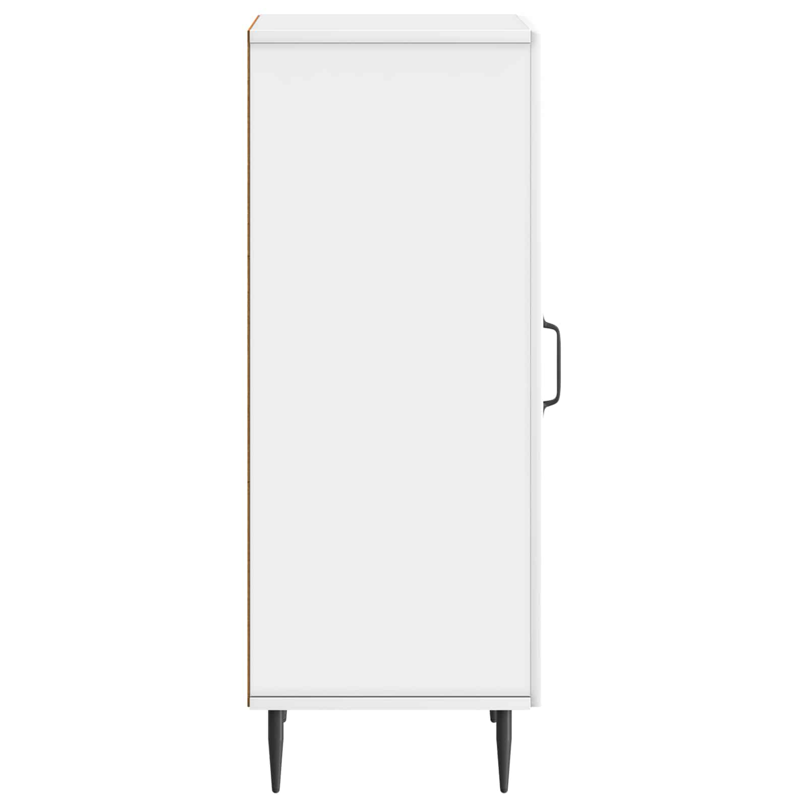 Πλαϊνό γραφείο Γυαλιστερό Λευκό 33 x 34,5 x 89,5 εκ - Pakobazaar