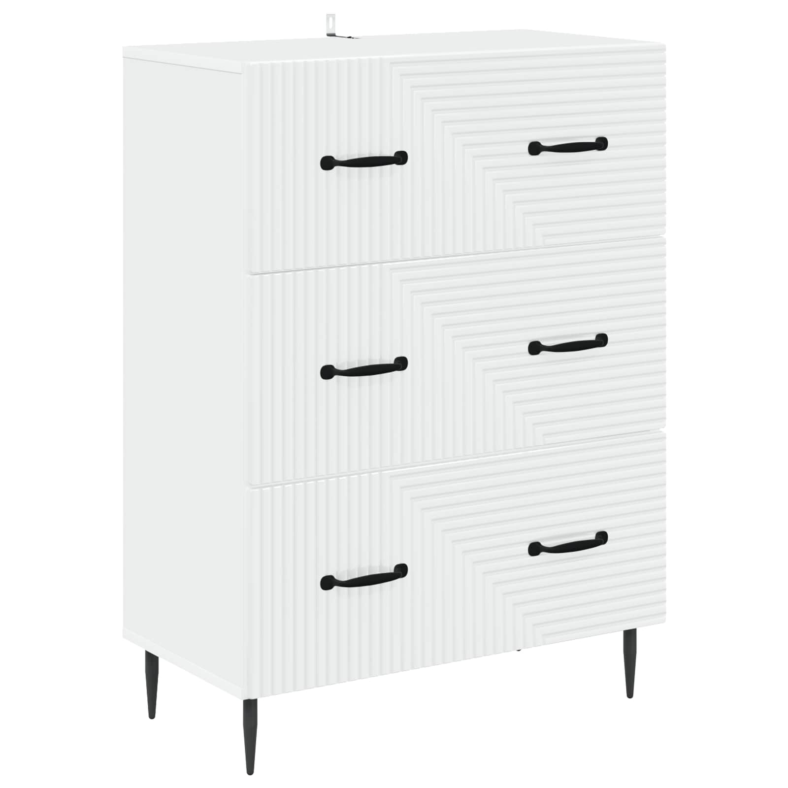Ντουλάπι με Συρτάρια Λευκό 66 x 34,5 x 89,5 εκ - Pakobazaar