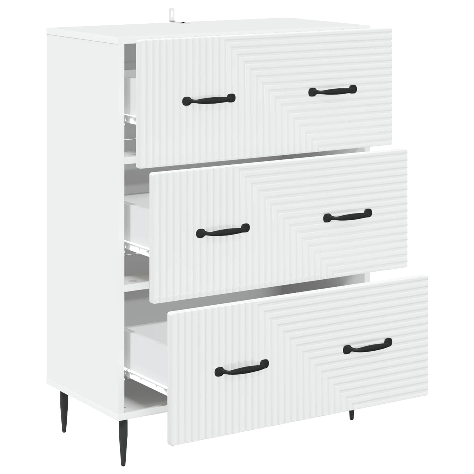 Ντουλάπι με Συρτάρια Λευκό 66 x 34,5 x 89,5 εκ - Pakobazaar