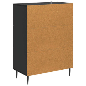 Ντουλάπι με Συρτάρια Μαύρο 66 x 34,5 x 89,5 εκ - Pakobazaar