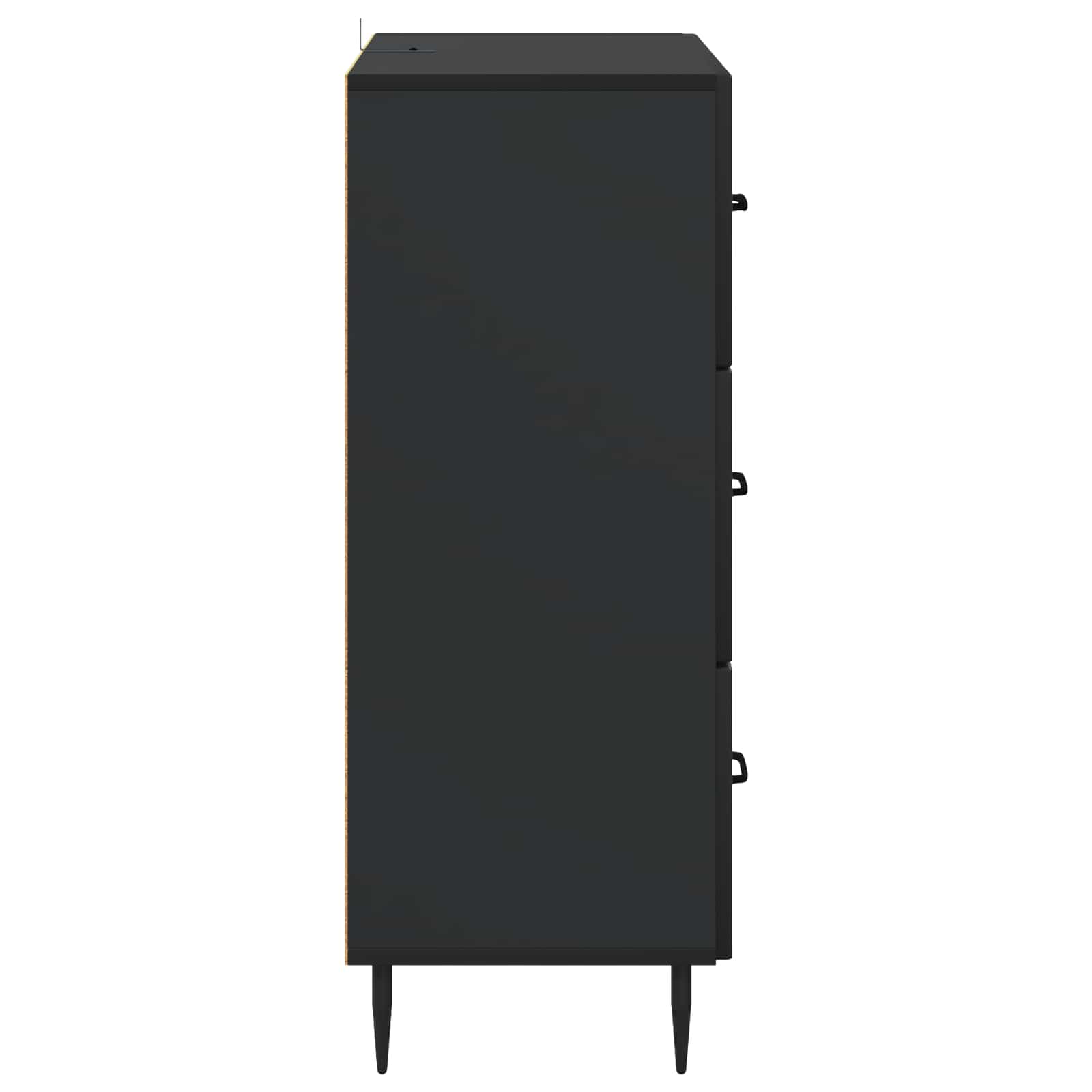 Ντουλάπι με Συρτάρια Μαύρο 66 x 34,5 x 89,5 εκ - Pakobazaar