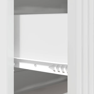Ντουλάπι με Συρτάρια Γυαλιστερό Λευκό 66 x 34,5 x 89,5 εκ - Pakobazaar