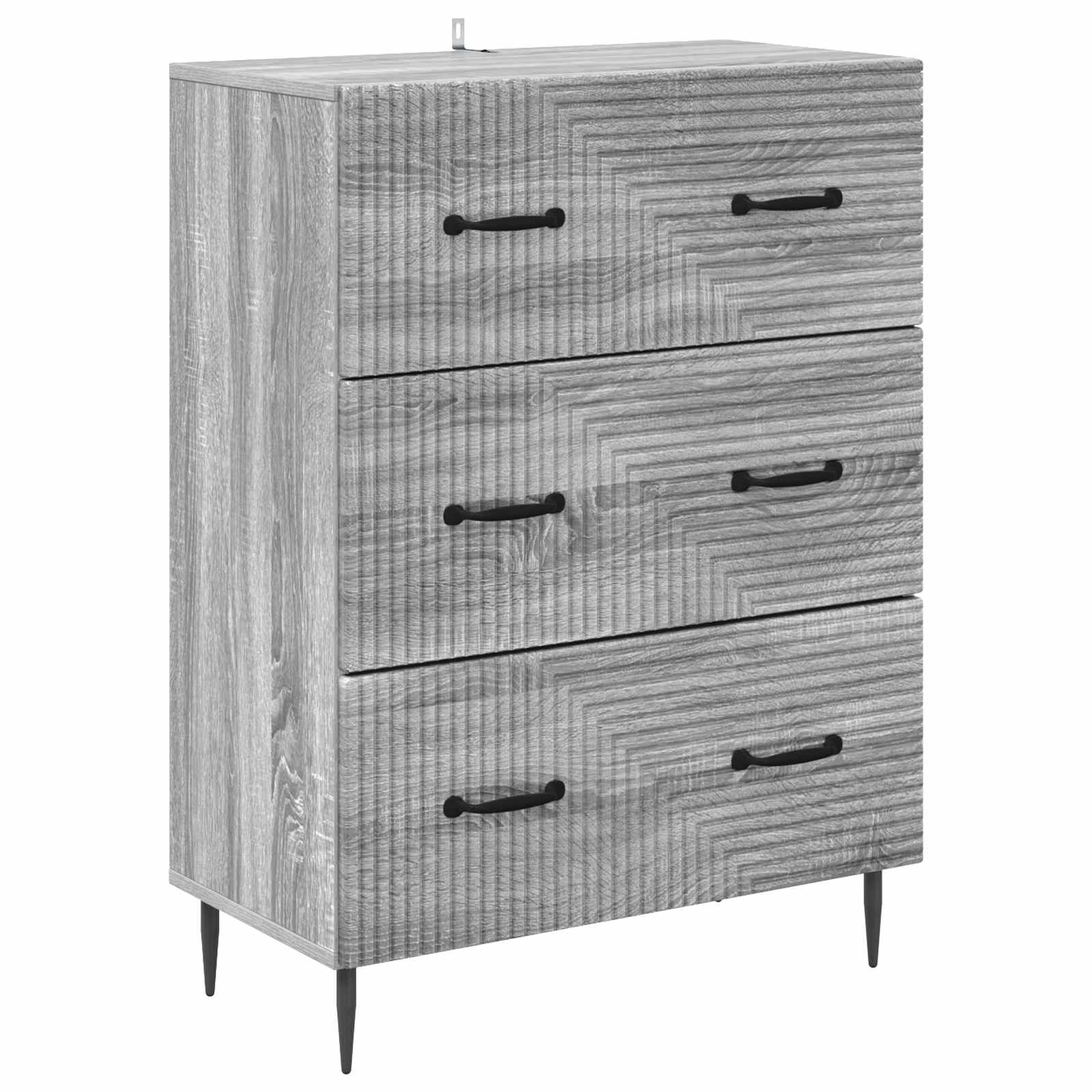 Ντουλάπι με Συρτάρια Γκρι Sonoma 66 x 34,5 x 89,5 εκ - Pakobazaar