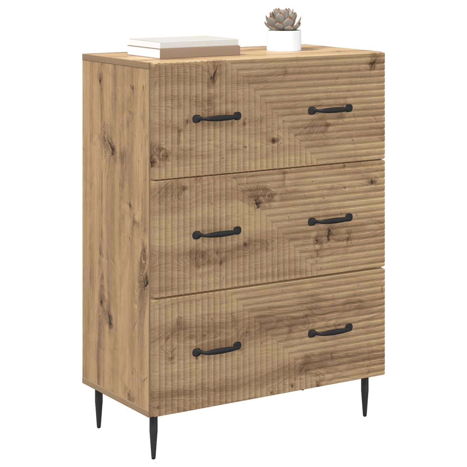 Ντουλάπι με Συρτάρια Artisan Δρυς 66 x 34,5 x 89,5 εκ - Pakobazaar