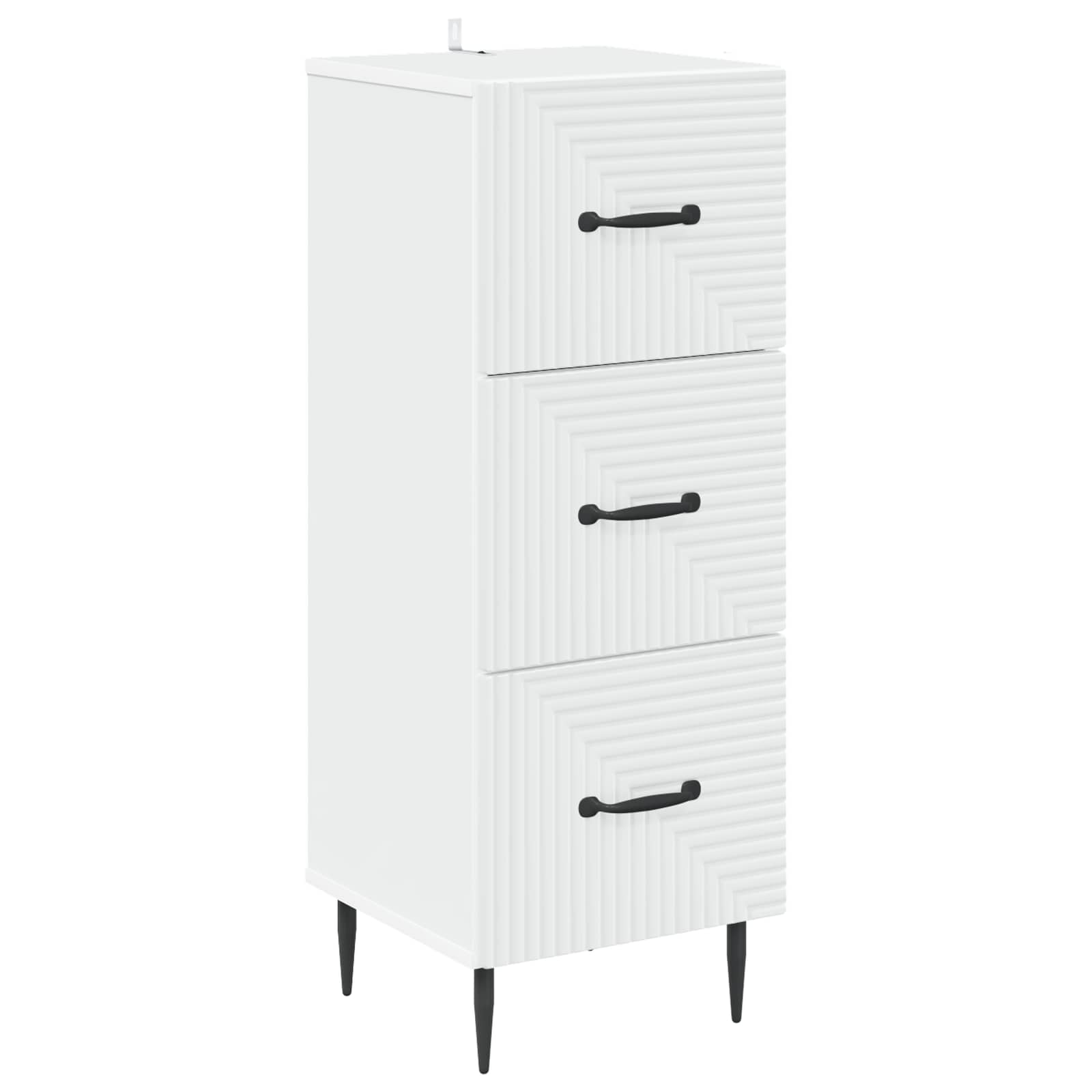 Ντουλάπι με Συρτάρια Λευκό 33 x 34,5 x 89,5 εκ - Pakobazaar