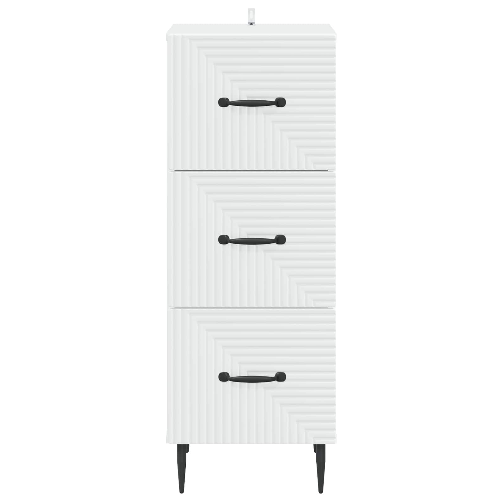 Ντουλάπι με Συρτάρια Λευκό 33 x 34,5 x 89,5 εκ - Pakobazaar