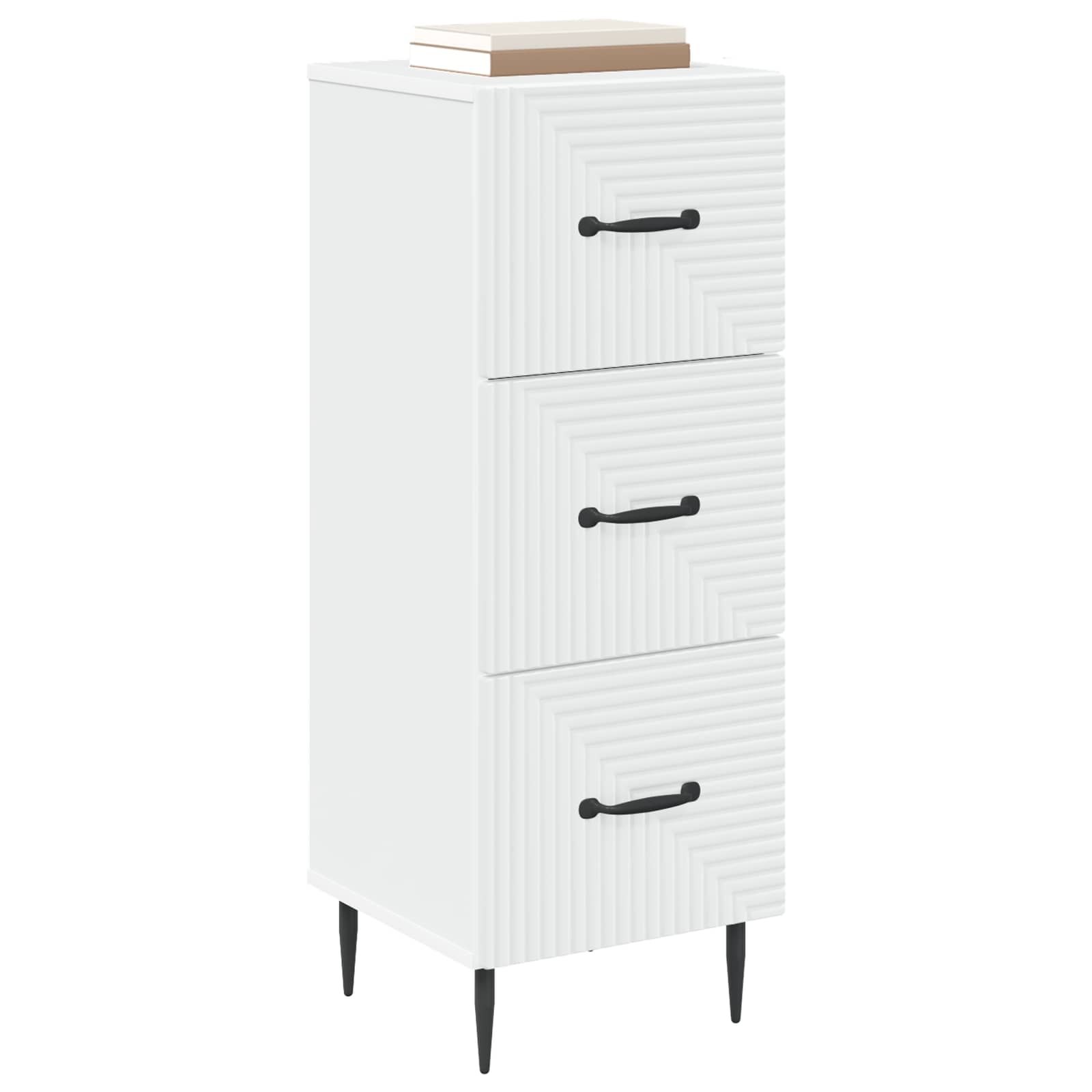 Ντουλάπι με Συρτάρια Λευκό 33 x 34,5 x 89,5 εκ - Pakobazaar