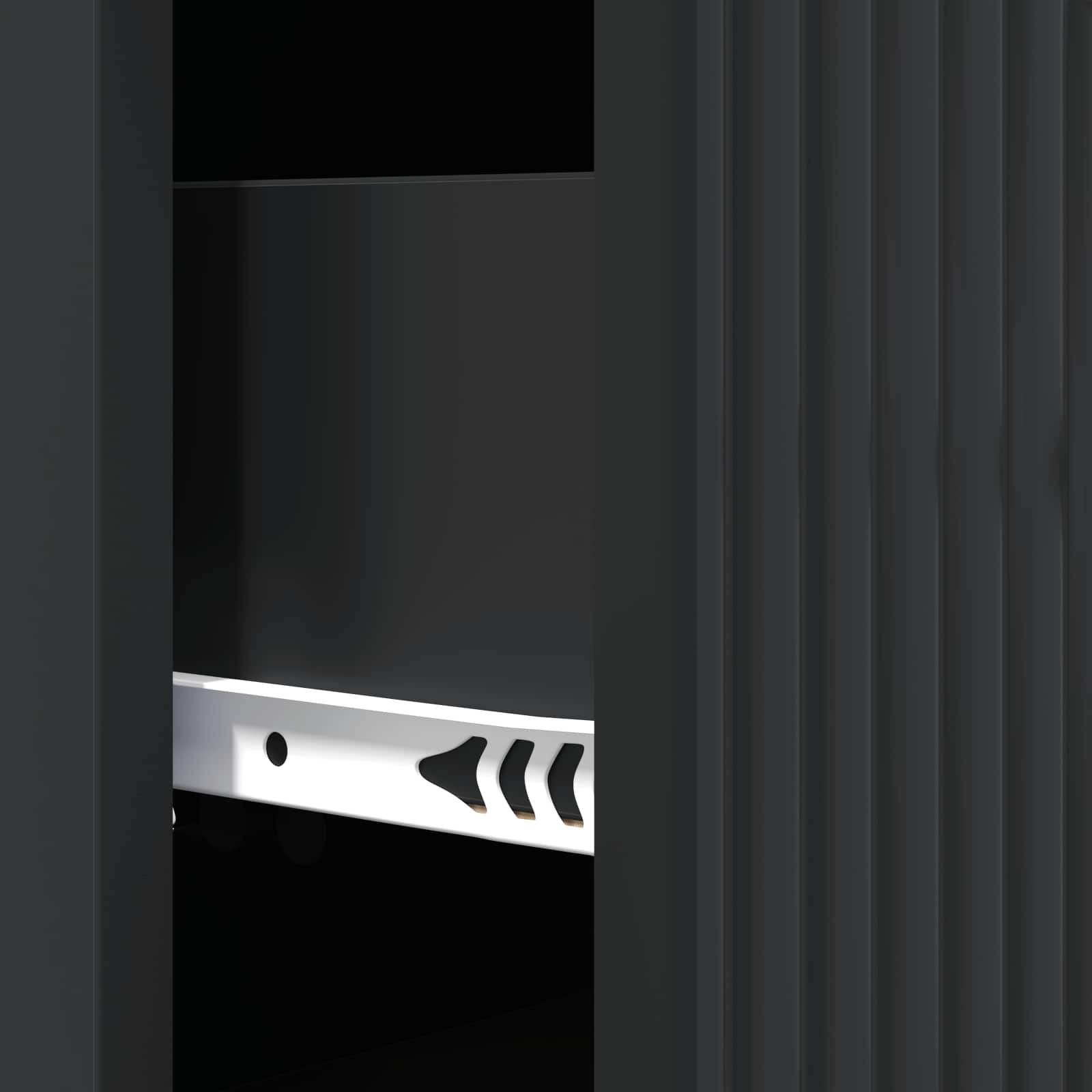 Ντουλάπι με Συρτάρια Μαύρο 33 x 34,5 x 89,5 εκ - Pakobazaar