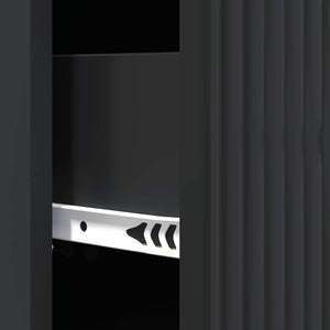 Ντουλάπι με Συρτάρια Μαύρο 33 x 34,5 x 89,5 εκ - Pakobazaar