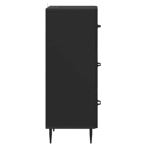 Ντουλάπι με Συρτάρια Μαύρο 33 x 34,5 x 89,5 εκ - Pakobazaar