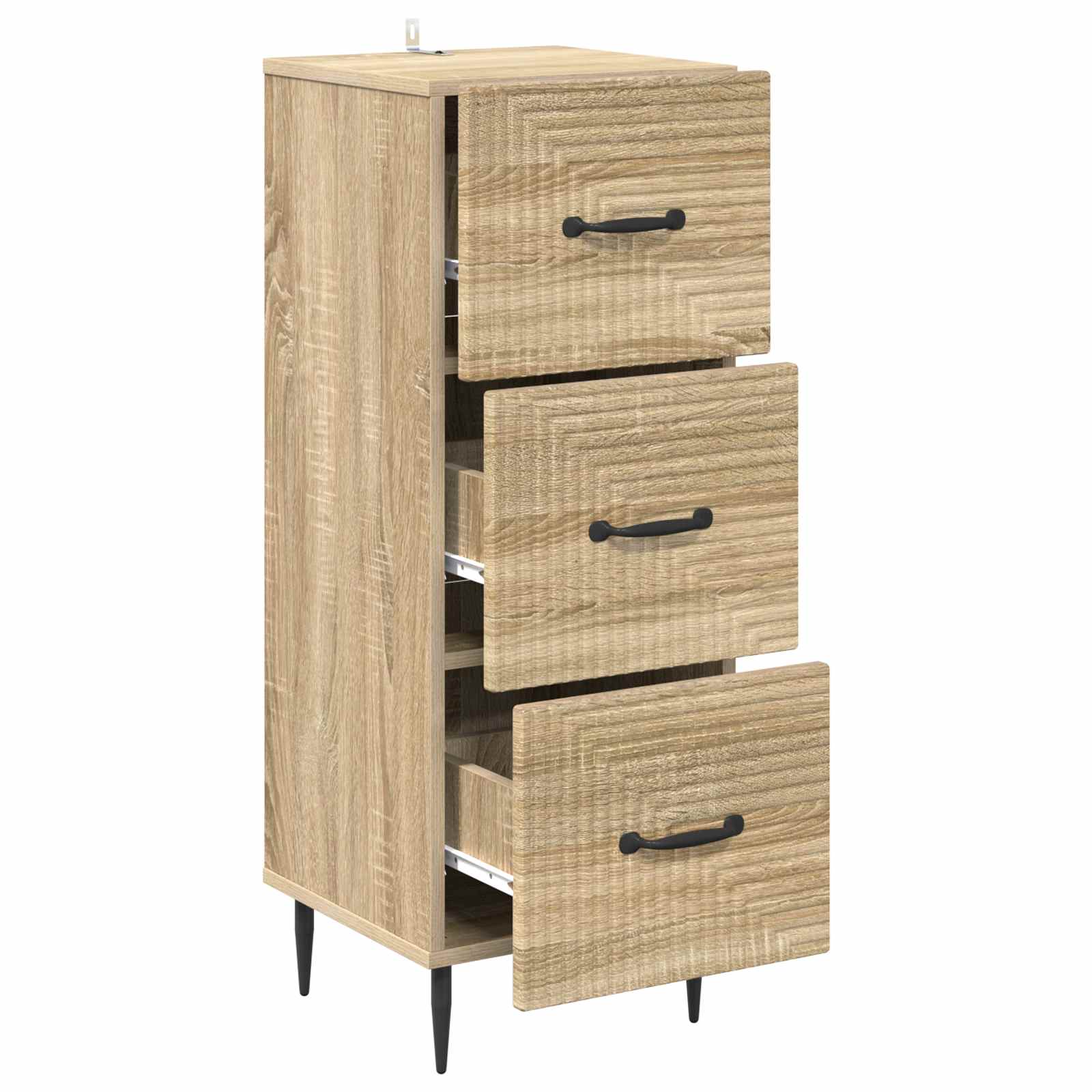 Ντουλάπι με Συρτάρια Sonoma Δρυς 33 x 34,5 x 89,5 εκ - Pakobazaar