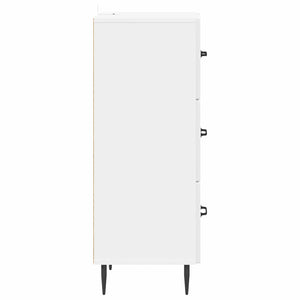 Ντουλάπι με Συρτάρια Γυαλιστερό Λευκό 33 x 34,5 x 89,5 εκ - Pakobazaar