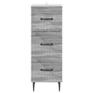 Ντουλάπι με Συρτάρια Γκρι Sonoma 33 x 34,5 x 89,5 εκ - Pakobazaar