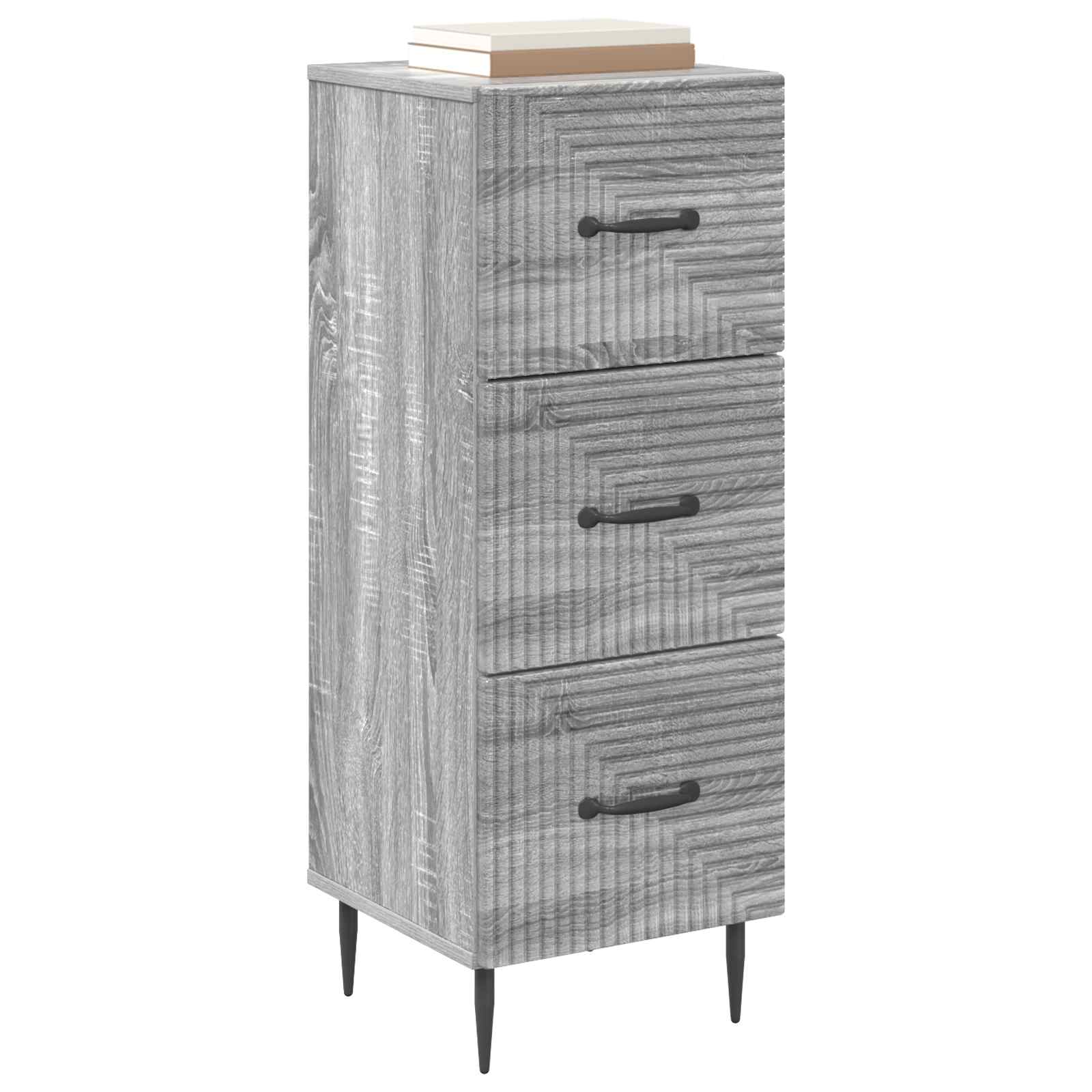 Ντουλάπι με Συρτάρια Γκρι Sonoma 33 x 34,5 x 89,5 εκ - Pakobazaar