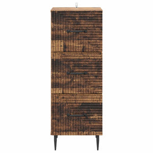 Ντουλάπι με Συρτάρια Παλαιωμένο ξύλο 33 x 34,5 x 89,5 εκ - Pakobazaar