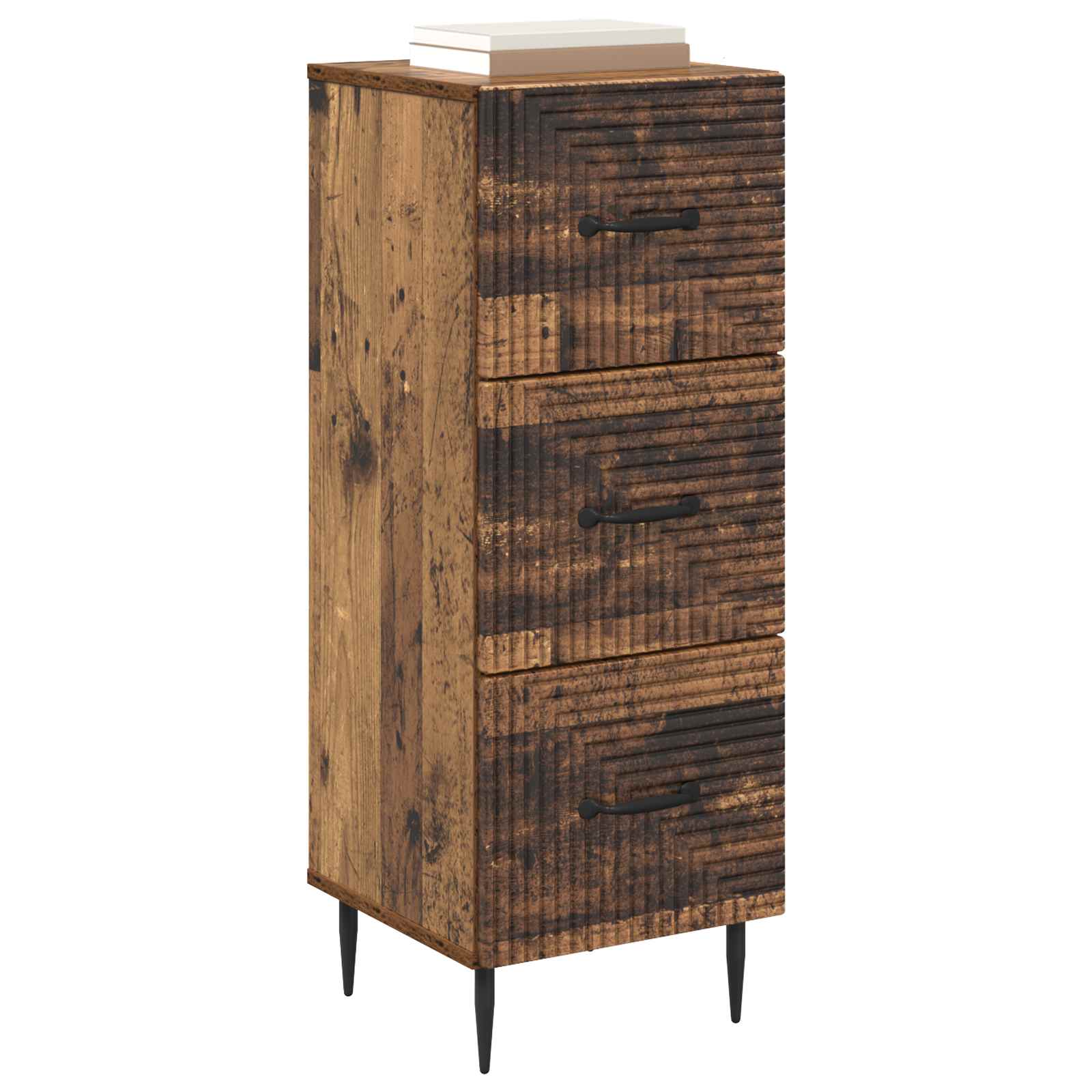 Ντουλάπι με Συρτάρια Παλαιωμένο ξύλο 33 x 34,5 x 89,5 εκ - Pakobazaar