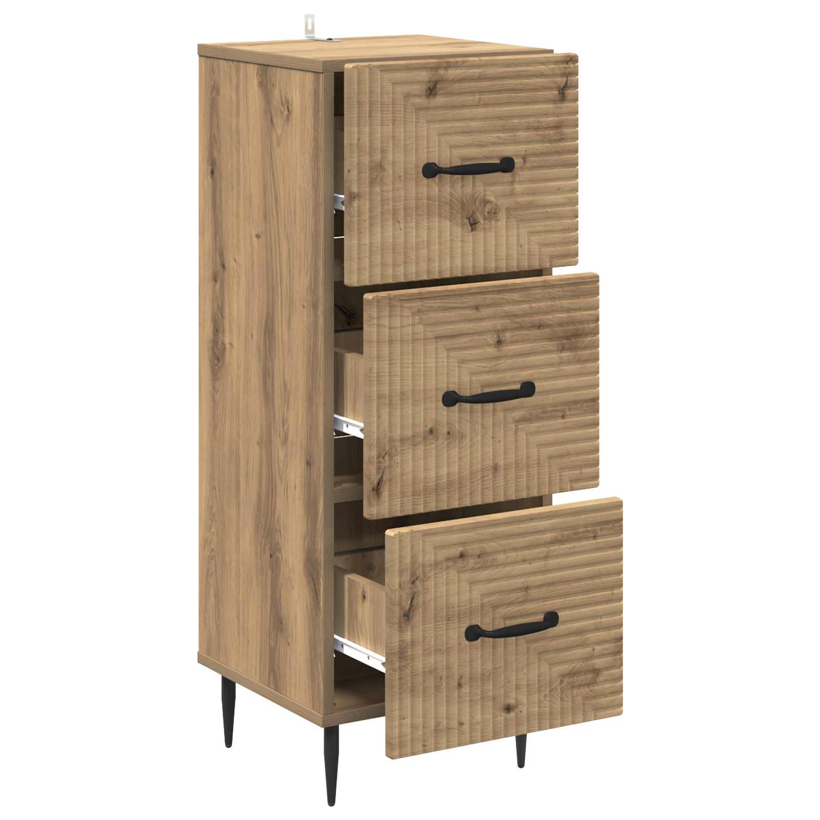 Ντουλάπι με Συρτάρια Artisan Δρυς 33 x 34,5 x 89,5 εκ - Pakobazaar