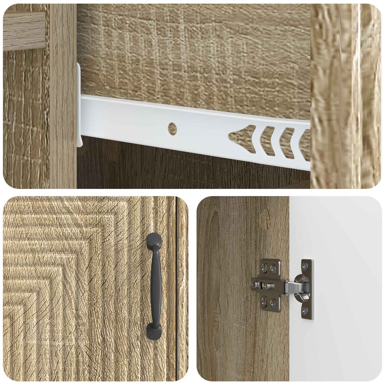 Πλαϊνό γραφείο με συρτάρι Sonoma Δρυς 66 x 34,5 x 89,5 εκ - Pakobazaar