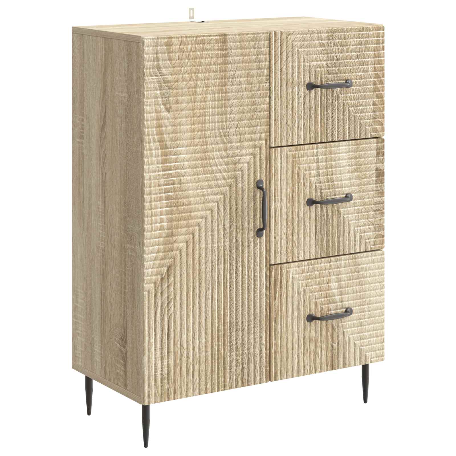 Πλαϊνό γραφείο με συρτάρι Sonoma Δρυς 66 x 34,5 x 89,5 εκ - Pakobazaar