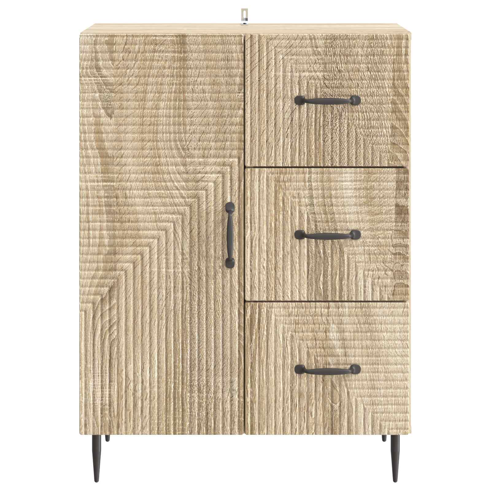 Πλαϊνό γραφείο με συρτάρι Sonoma Δρυς 66 x 34,5 x 89,5 εκ - Pakobazaar