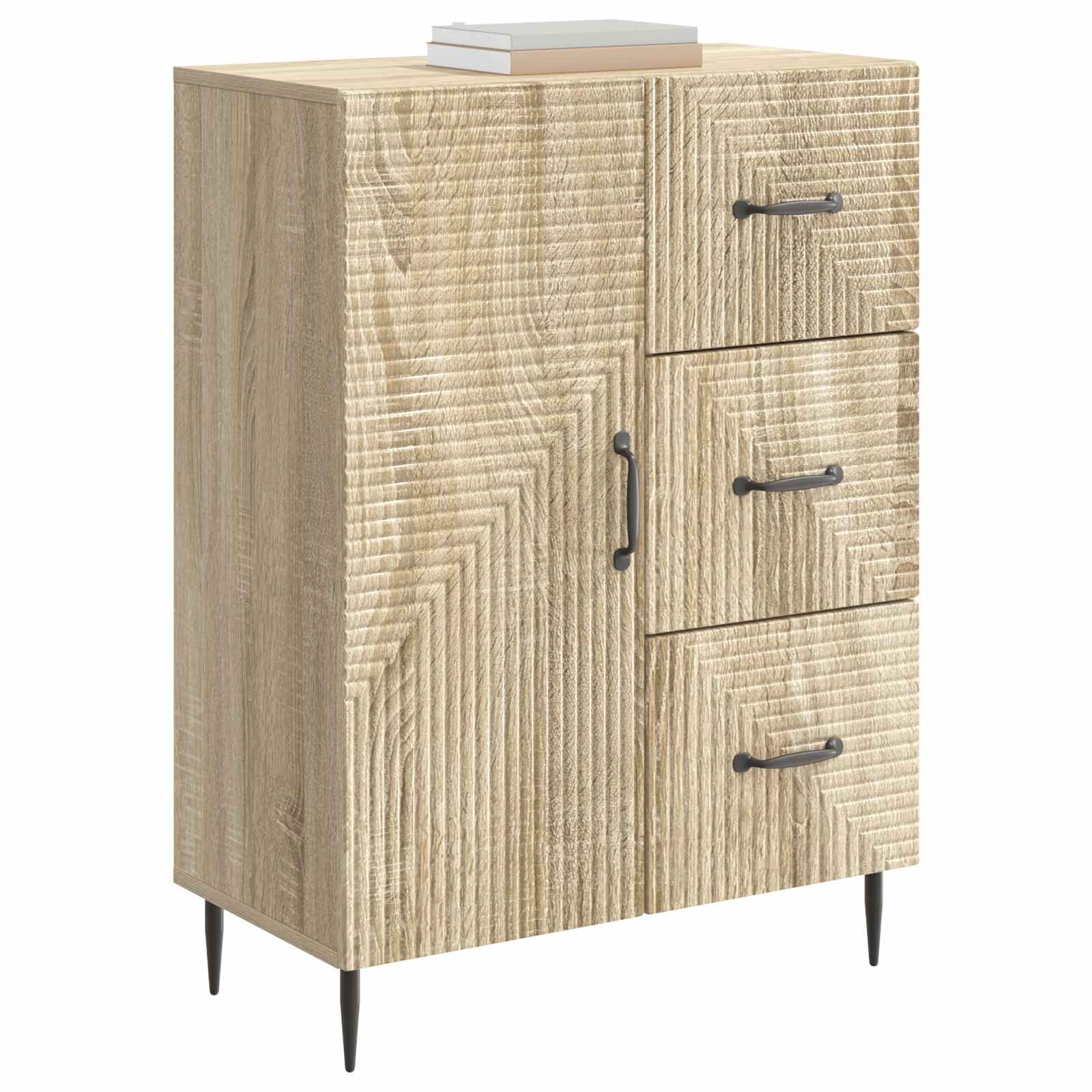 Πλαϊνό γραφείο με συρτάρι Sonoma Δρυς 66 x 34,5 x 89,5 εκ - Pakobazaar