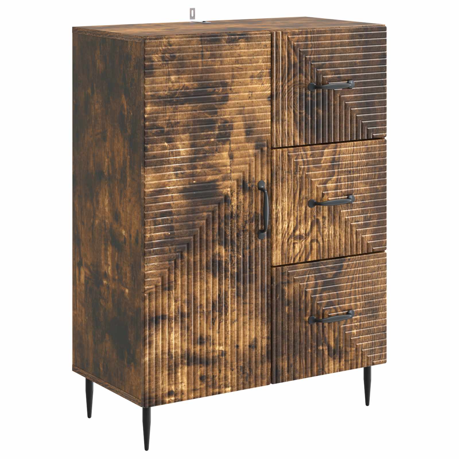 Πλαϊνό γραφείο Καπνισμένο Ξύλο Δρυός 66 x 34,5 x 89,5 εκ - Pakobazaar