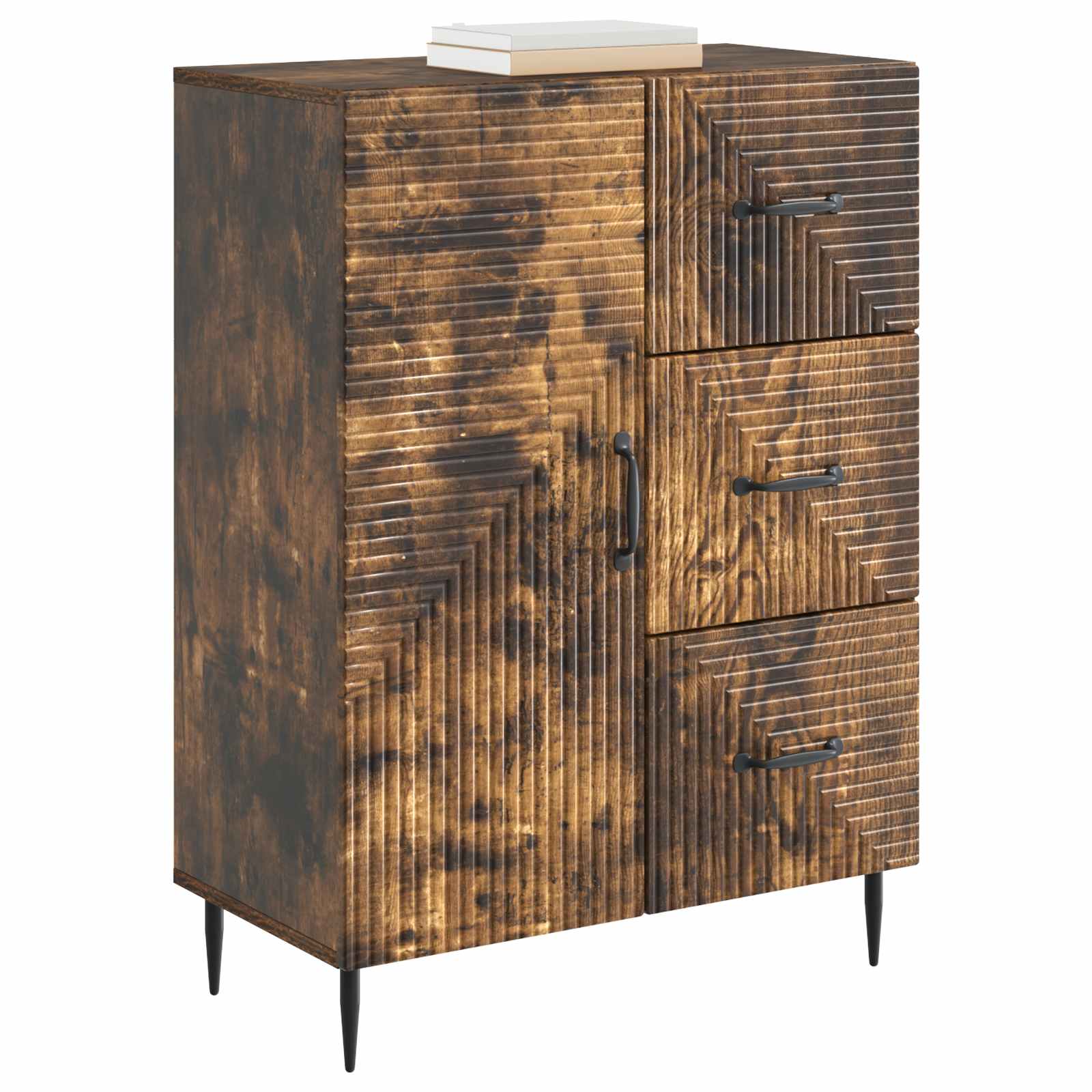 Πλαϊνό γραφείο Καπνισμένο Ξύλο Δρυός 66 x 34,5 x 89,5 εκ - Pakobazaar