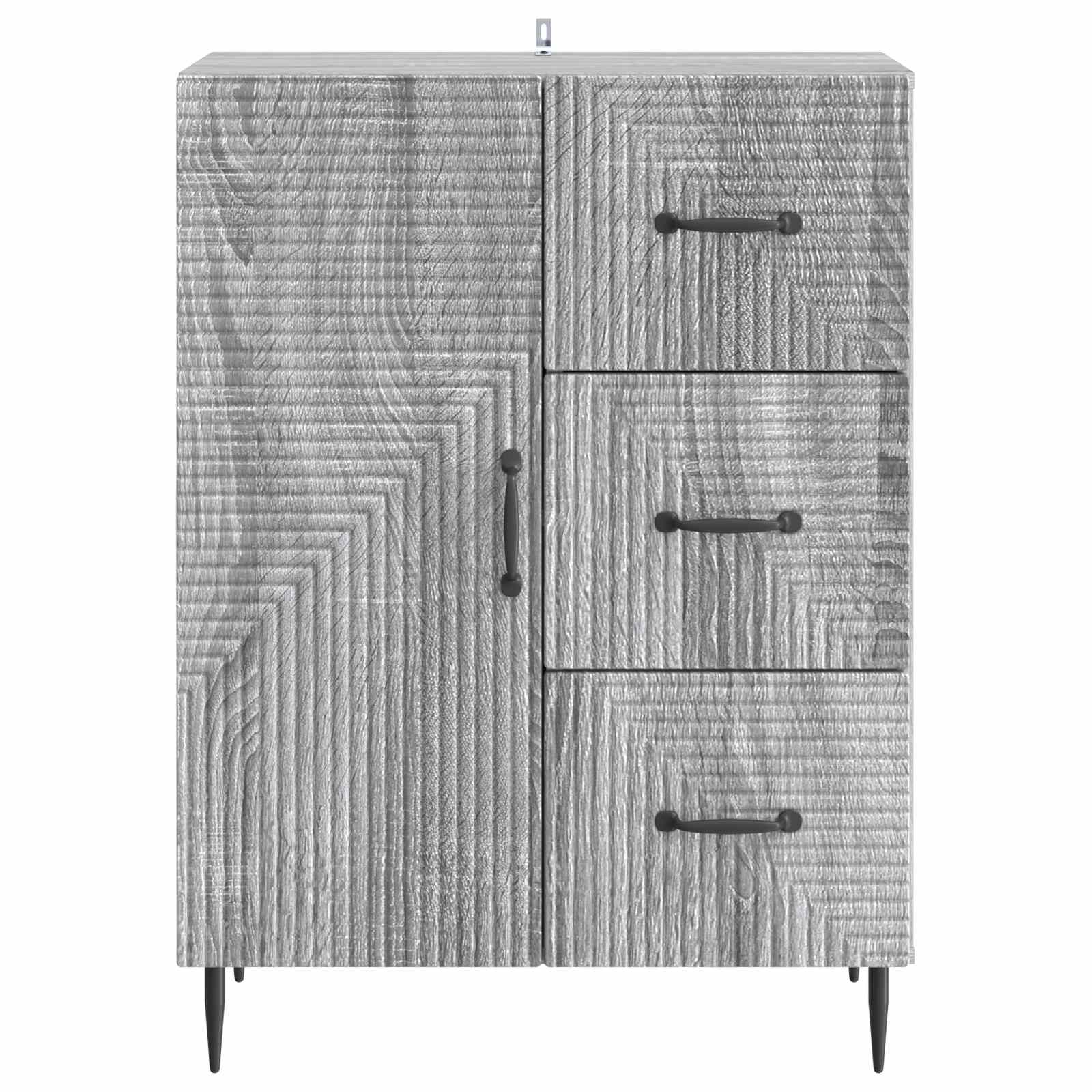 Πλαϊνό γραφείο με συρτάρι Γκρι Sonoma 66 x 34,5 x 89,5 εκ - Pakobazaar