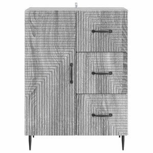 Πλαϊνό γραφείο με συρτάρι Γκρι Sonoma 66 x 34,5 x 89,5 εκ - Pakobazaar