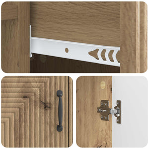 Πλαϊνό γραφείο με συρτάρι Artisan Δρυς 66 x 34,5 x 89,5 εκ - Pakobazaar