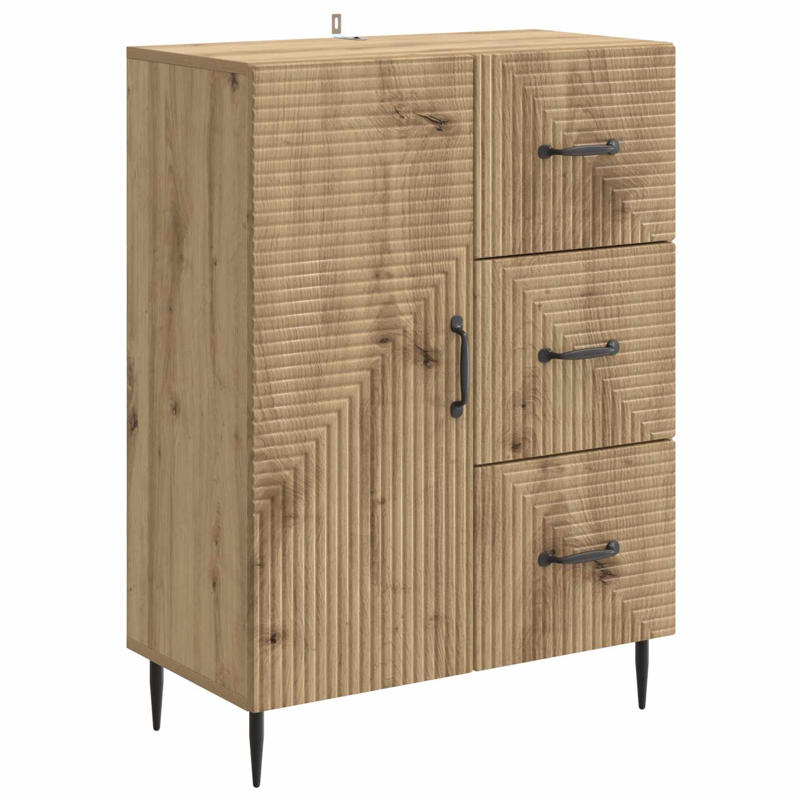 Πλαϊνό γραφείο με συρτάρι Artisan Δρυς 66 x 34,5 x 89,5 εκ - Pakobazaar
