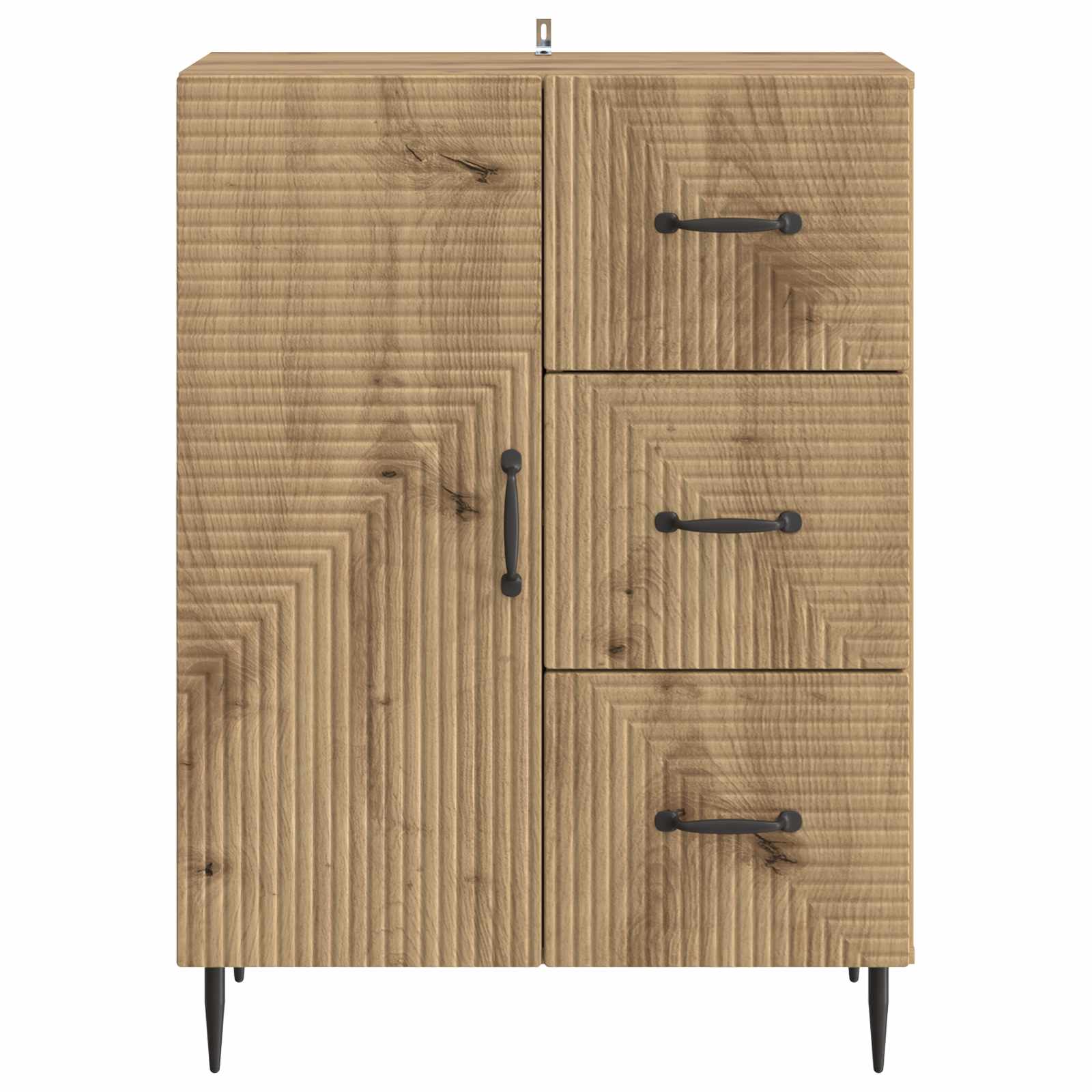 Πλαϊνό γραφείο με συρτάρι Artisan Δρυς 66 x 34,5 x 89,5 εκ - Pakobazaar