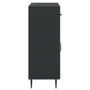 Πλαϊνό γραφείο Μαύρο 66 x 34,5 x 89,5 εκ Επεξεργασμένο Ξύλο - Pakobazaar